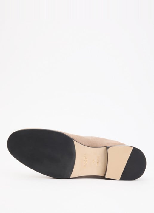 Givenchy Label loafer van suéde  - detail 5 taupe