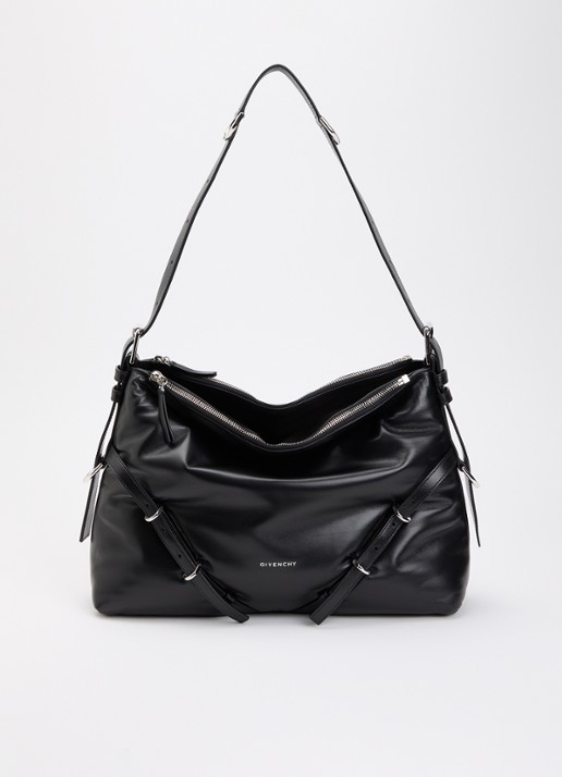 Givenchy Medium Voyou Bomber schoudertas van lamsleer met verstelbare schouderriem