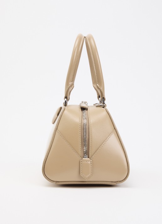 Givenchy Mini Antigona East-West handtas van kalfsleer met afneembare schouderriem - detail 5 beige