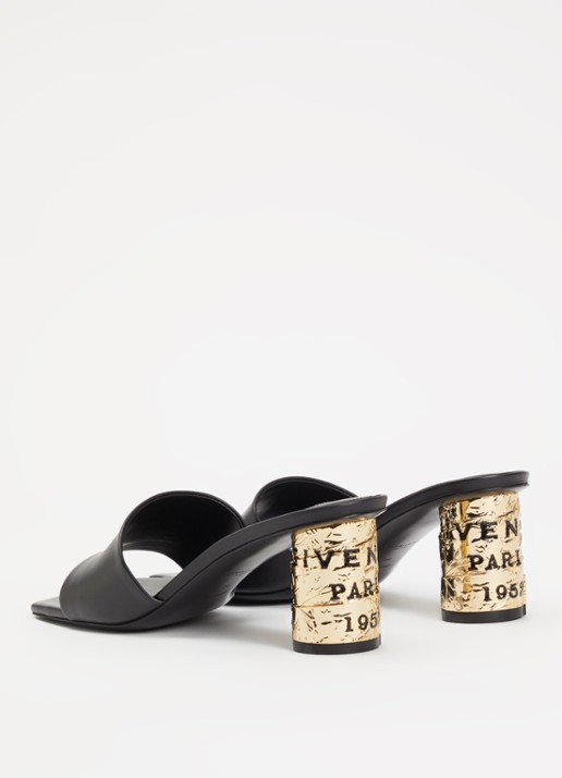Givenchy Muiltje van kalfsleer - achterkant zwart