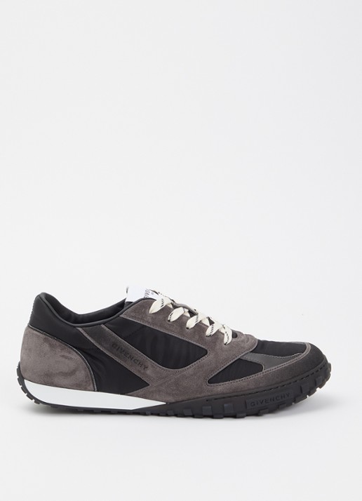 Givenchy New Glide sneaker met details van kalfssuède en logo