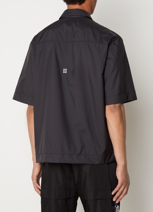 Givenchy Oversized fit overhemd met logo - achterkant zwart