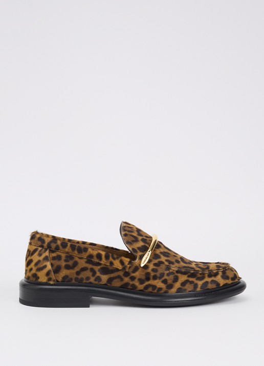 Givenchy Pinch loafer van kalfsleer met ponyhair