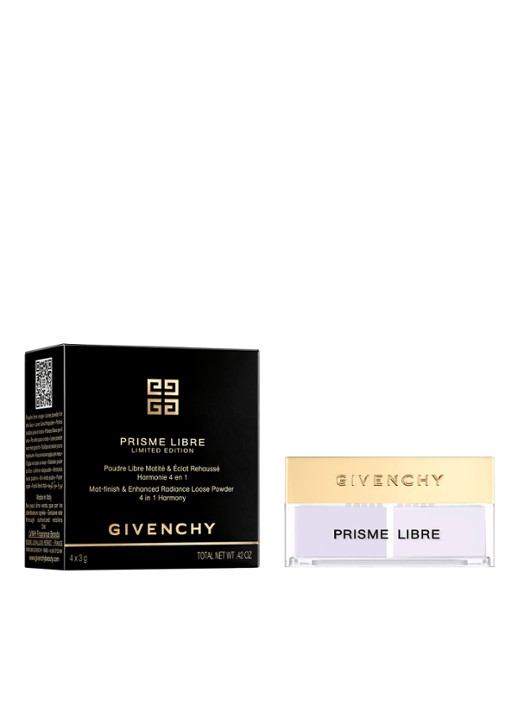 Givenchy Prisme Libre loose powder XMAS 21 - Limited Edition losse poeder  - voorkant 2 11 sparkling lilac