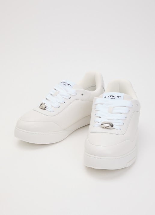 Givenchy Puffy Yard sneaker van lamsleer - detail wit