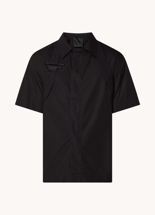 Givenchy Regular fit overhemd met metalen detail - voorkant 2 zwart