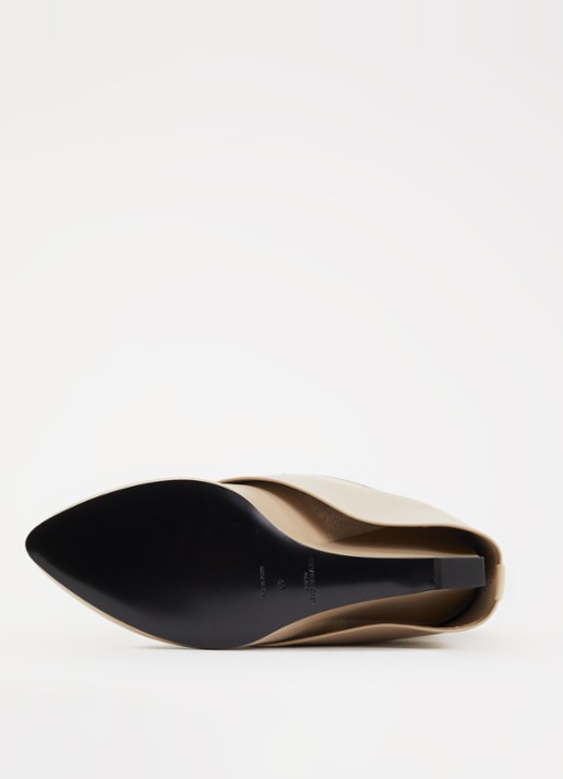 Givenchy Shark enkellaarsje van kalfsleer - detail 3 beige