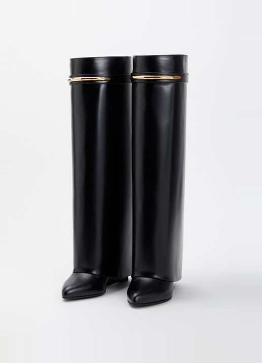 Givenchy Shark laars van kalfsleer - detail 3 zwart