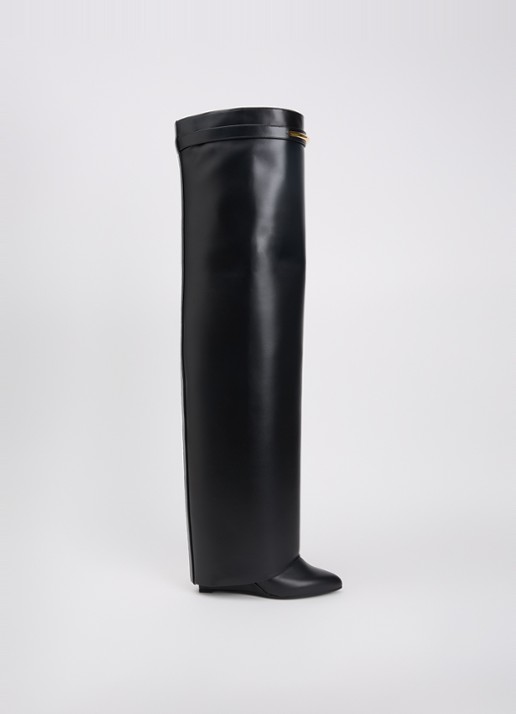 Givenchy Shark Pinch overknee laars van kalfsleer