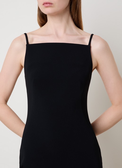 Givenchy Sliced midi jurk  - detail 3 zwart