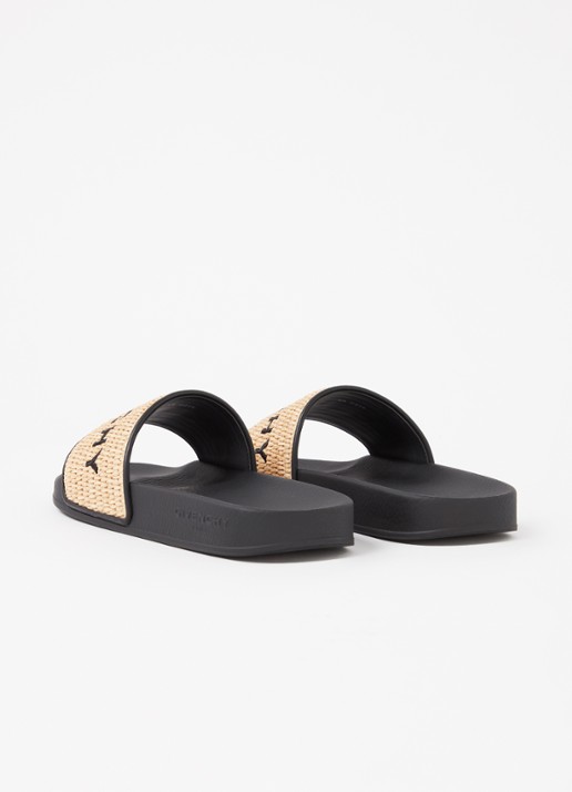 Givenchy Slipper met logo - achterkant zwart