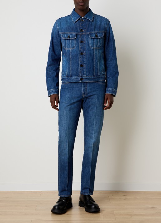 Givenchy Spijkerjas met borst- en steekzakken - voorkant 6 indigo