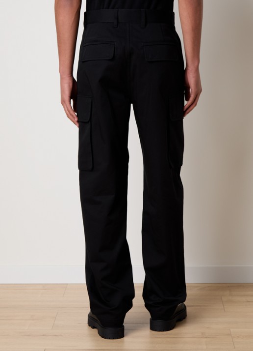 Givenchy  Straight fit cargobroek met steekzakken - achterkant 4 zwart