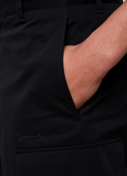 Givenchy  Straight fit cargobroek met steekzakken - detail 3 zwart