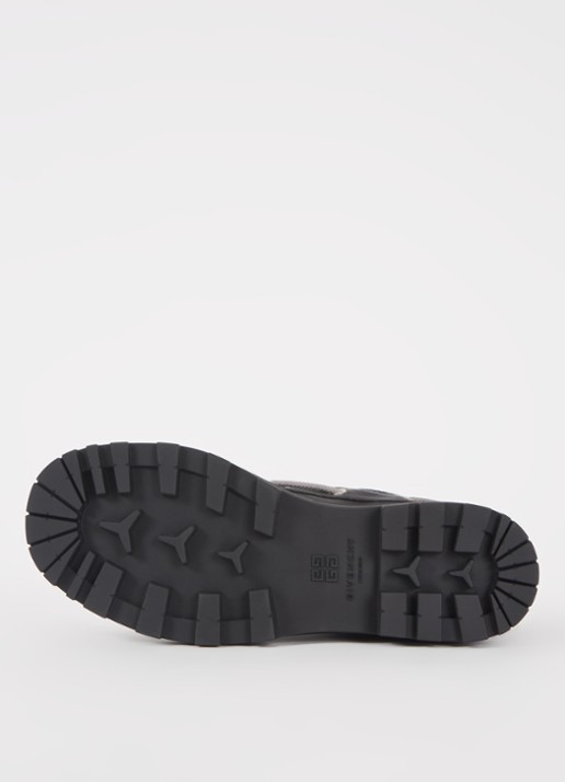 Givenchy Strom bootschoen van leer met suède details - detail 3 zwart