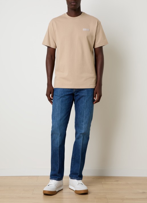 Givenchy T-shirt met logo - voorkant 5 beige