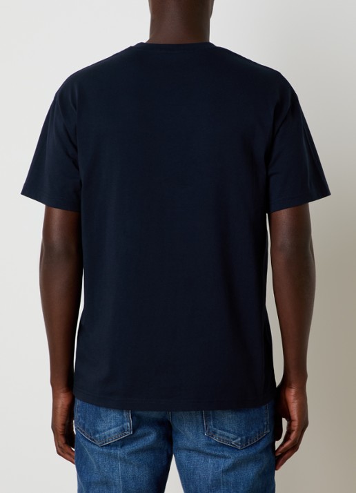 Givenchy T-shirt met logo - achterkant 3 donkerblauw