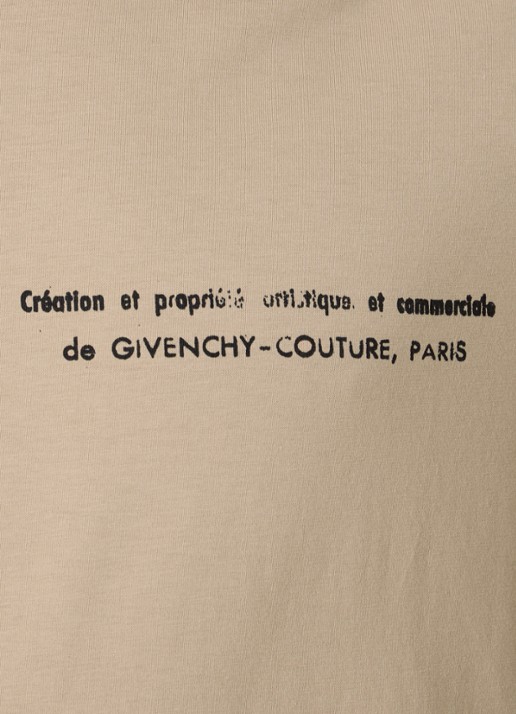 Givenchy T-shirt met print - detail 2 camel