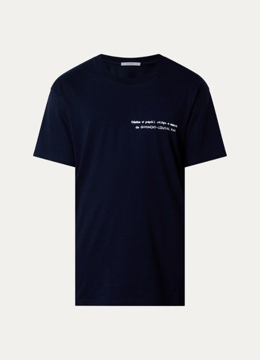 Givenchy T-shirt met print - voorkant 3 donkerblauw