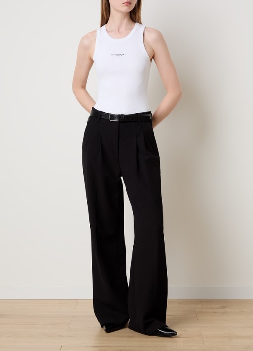 Givenchy Tanktop met logo - voorkant 2 wit
