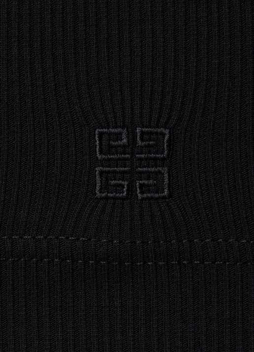 Givenchy Tanktop met ribstructuur - detail 5 zwart