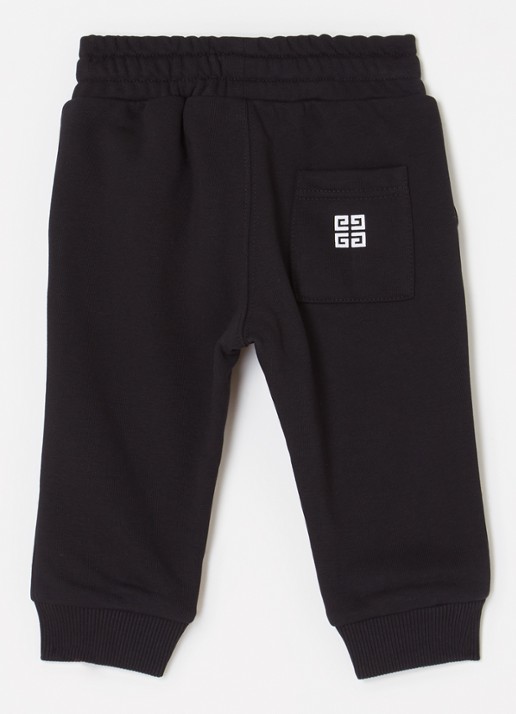 Givenchy Tapered fit joggingbroek met logoprint - voorkant 3 zwart