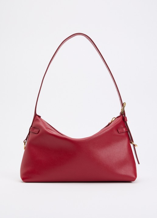 Givenchy Voyou Mini schoudertas van kalfsleer - achterkant 5 rood