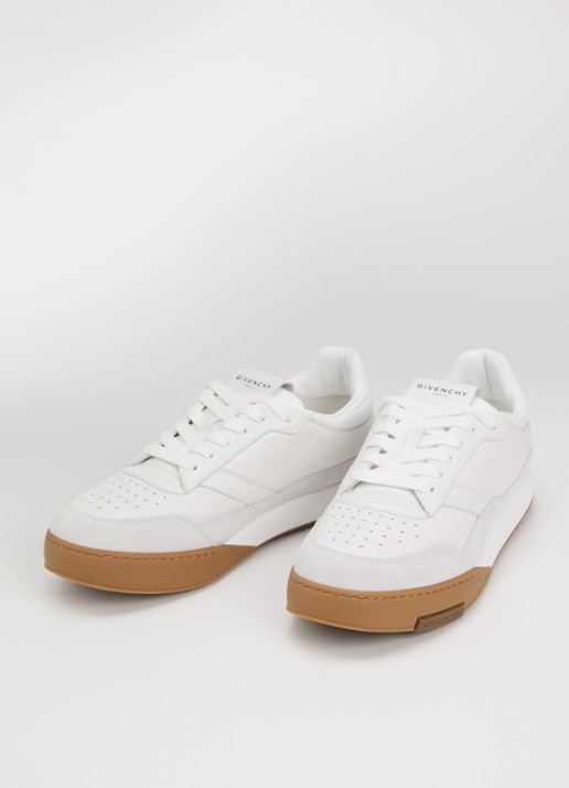 Givenchy Yard sneaker van kalfsleer met details van suède - detail 2 wit