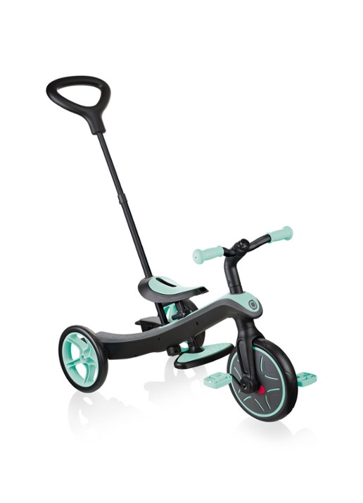Globber Loopfiets Trike Explorer 4 in 1 - voorkant 2 mint