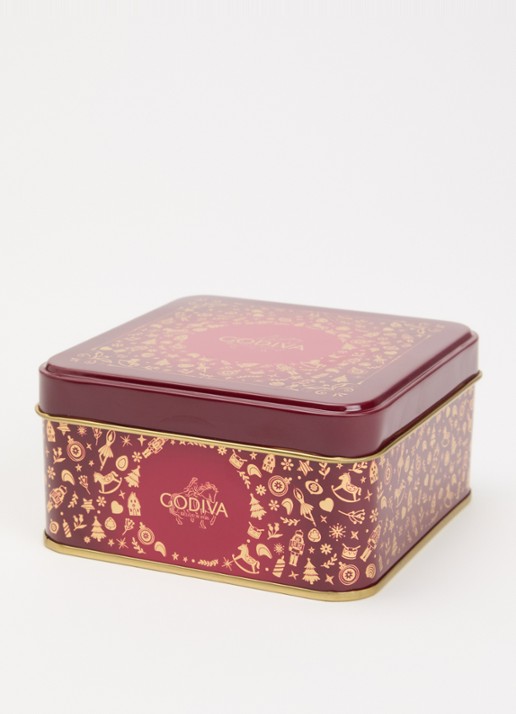 Godiva Holiday chocolade bonbons in geschenkblik 98 gram - detail undefined