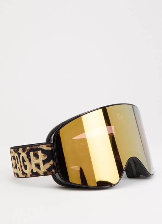 Goldbergh Aero skibril met panterprint