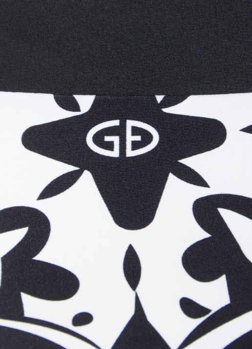Goldbergh Cassandra bandeau bikinitop met uitneembare padding - detail 5 zwart