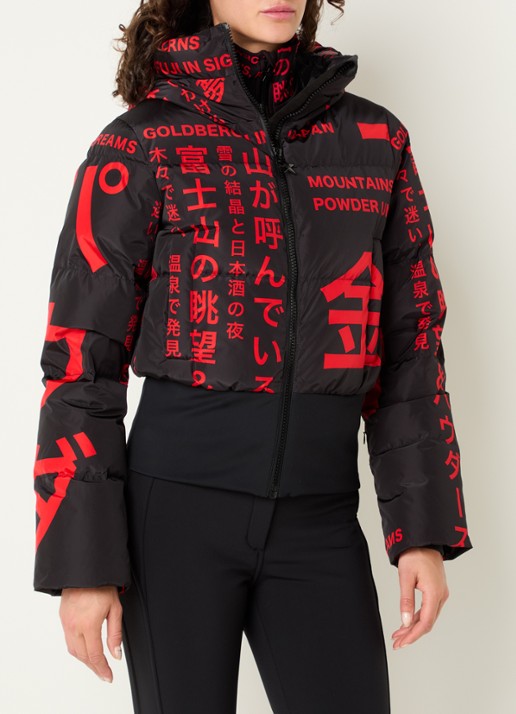Goldbergh Gaito ski-jas met capuchon en print