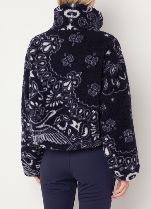 Goldbergh Jack van teddy met print - achterkant donkerblauw