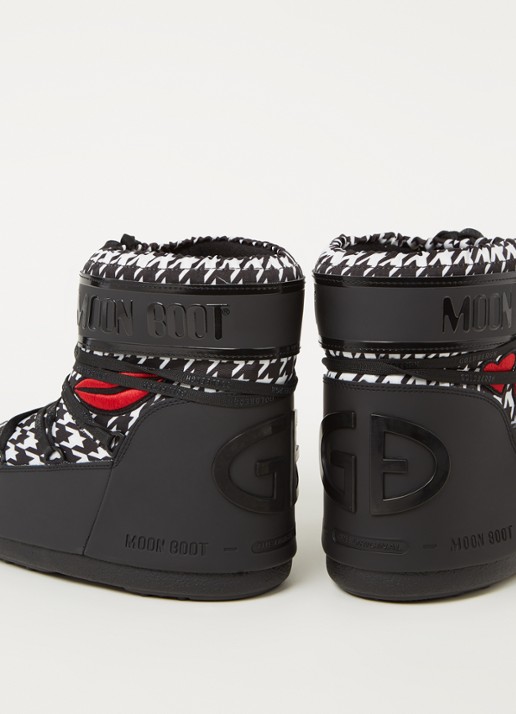 Goldbergh Love snowboot met grafische print - detail 3 wit