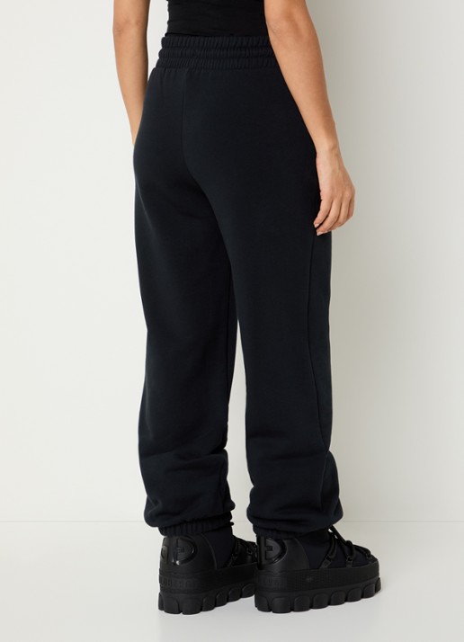 Goldbergh Luma high waist tapered fit joggingbroek met steekzakken - achterkant 4 zwart