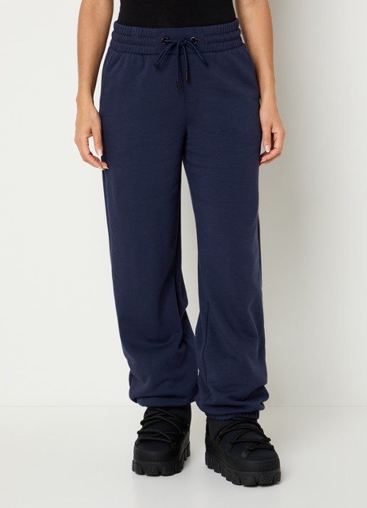 Goldbergh Luma high waist tapered fit joggingbroek met steekzakken - detail 3 blauw