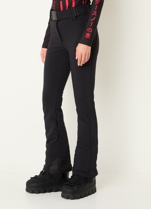 Goldbergh Pippa high waist flared fit skibroek met ceintuur