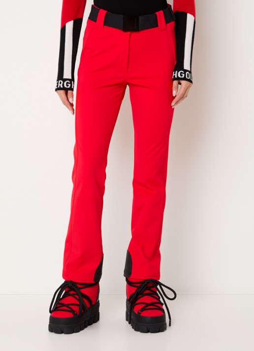 Goldbergh Pippa high waist flared fit skibroek met ritszakken