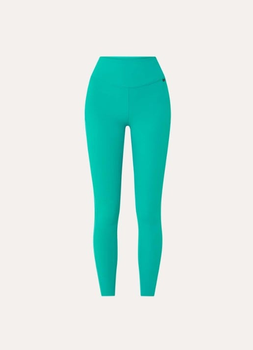 Goldbergh Serenza high waist slim fit legging - voorkant 4 turquoise