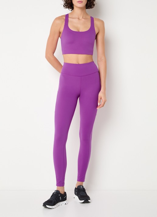 Goldbergh Serenza high waist slim fit legging - voorkant 2 paars