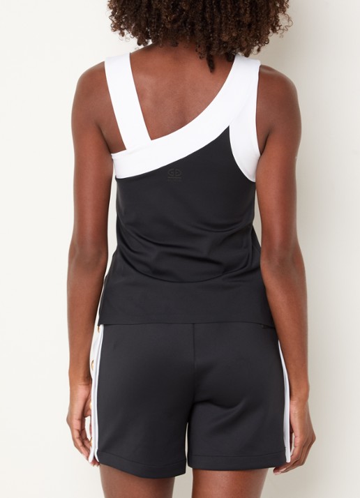 Goldbergh Sierra singlet met medium support - achterkant 3 zwart