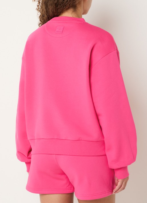 Goldbergh Sweater met logo - achterkant 2 fuchsia