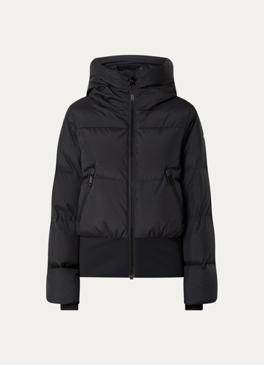 Goldbergh Village ski-jas met capuchon - voorkant 4 zwart