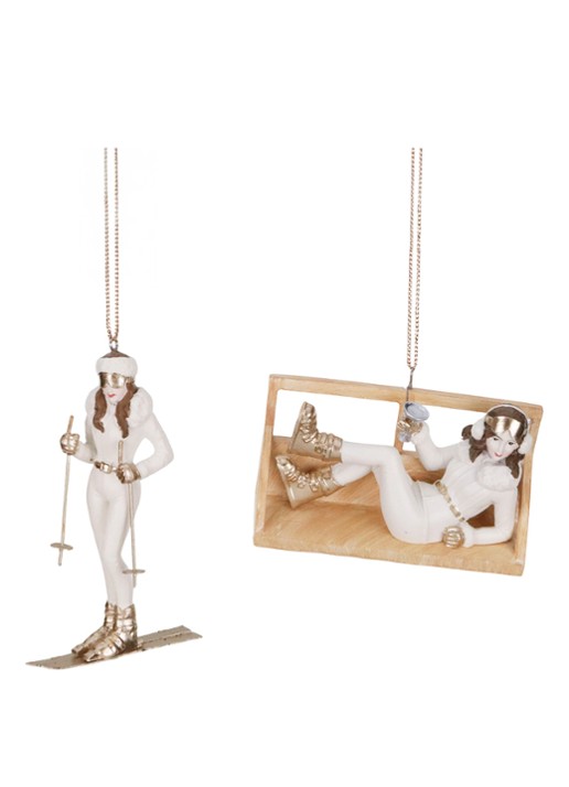 Goodwill Après-ski Dame kersthanger 12,6 cm set van 2
