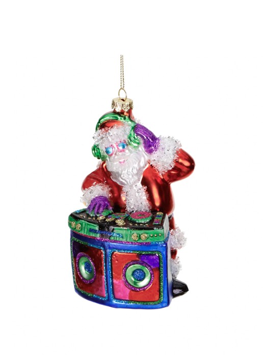 Goodwill DJ-Kerstman kersthanger 12 cm