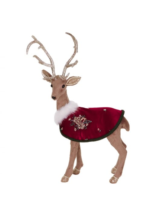Goodwill Hert met Cape kerstornament 59 cm