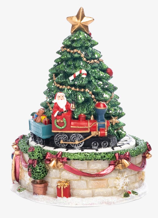Goodwill Kerstboom kerstornament 16,5 cm - voorkant groen