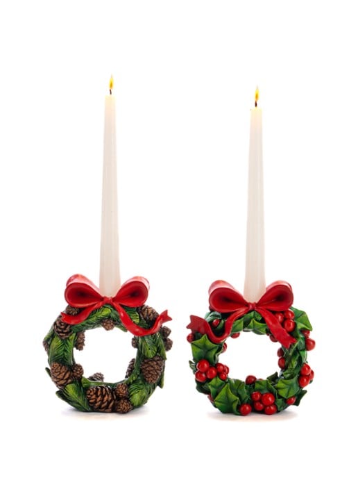 Goodwill Kerstkrans kandelaar 14,5 cm