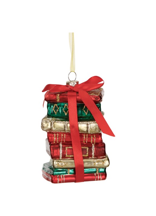 Goodwill Stapel Kerstboeken kersthanger 11,5 cm